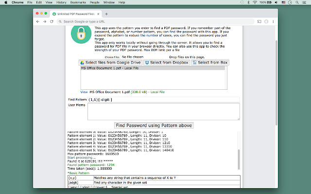 Unlimited PDF Password Finder from Chrome web store to be run with OffiDocs Chromium online Unlimited PDF Password Finder from Chrome web store to be run with OffiDocs Chromium online