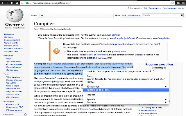uPaste Uploader from Chrome web store to be run with OffiDocs Chromium online uPaste Uploader from Chrome web store to be run with OffiDocs Chromium online