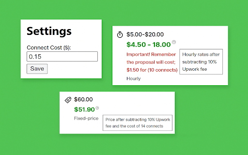 Upwork Real Cost Calculator from Chrome web store to be run with OffiDocs Chromium online Upwork Real Cost Calculator from Chrome web store to be run with OffiDocs Chromium online