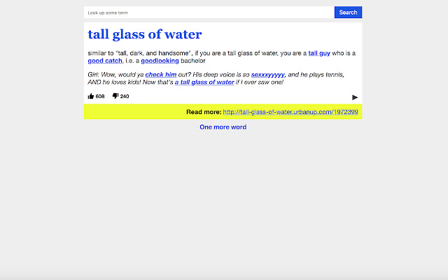 Urban Dictionary random word and search from Chrome web store to be run with OffiDocs Chromium online Urban Dictionary random word and search from Chrome web store to be run with OffiDocs Chromium online