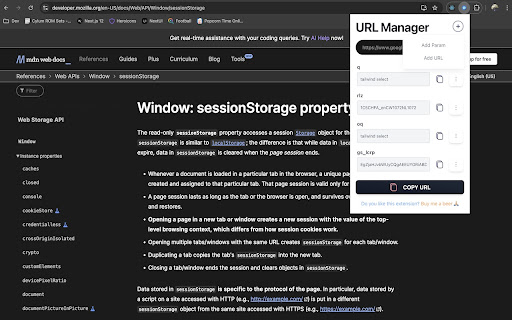 Url Manager from Chrome web store to be run with OffiDocs Chromium online Url Manager from Chrome web store to be run with OffiDocs Chromium online