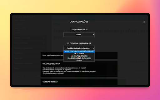 UX QA Report from Chrome web store to be run with OffiDocs Chromium online UX QA Report from Chrome web store to be run with OffiDocs Chromium online