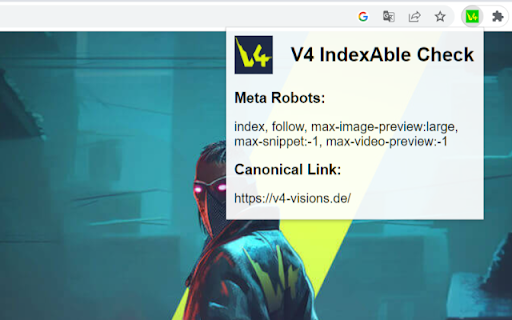 V4 IndexAble Checker from Chrome web store to be run with OffiDocs Chromium online V4 IndexAble Checker from Chrome web store to be run with OffiDocs Chromium online