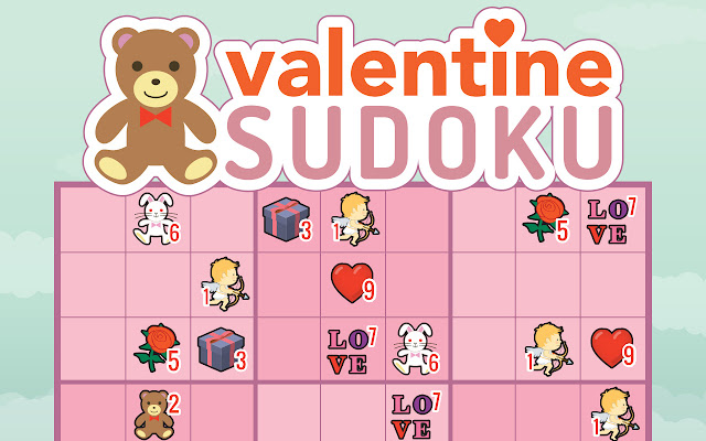 Valentine Sudoku from Chrome web store to be run with OffiDocs Chromium online Valentine Sudoku from Chrome web store to be run with OffiDocs Chromium online