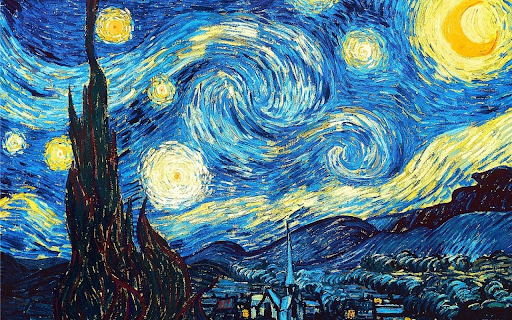 Van Gogh theme from Chrome web store to be run with OffiDocs Chromium online Van Gogh theme from Chrome web store to be run with OffiDocs Chromium online
