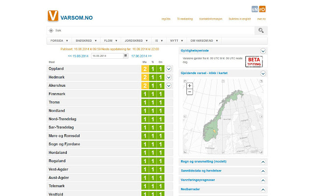 Varsom.no from Chrome web store to be run with OffiDocs Chromium online Varsom.no from Chrome web store to be run with OffiDocs Chromium online