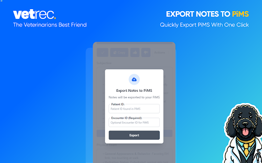VetRec from Chrome web store to be run with OffiDocs Chromium online VetRec from Chrome web store to be run with OffiDocs Chromium online