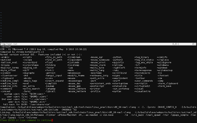 Vim from Chrome web store to be run with OffiDocs Chromium online Vim from Chrome web store to be run with OffiDocs Chromium online