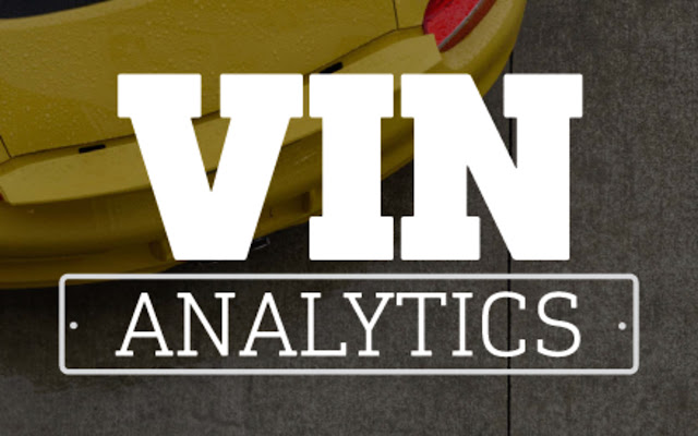 VIN Analytics for Chrome from Chrome web store to be run with OffiDocs Chromium online VIN Analytics for Chrome from Chrome web store to be run with OffiDocs Chromium online