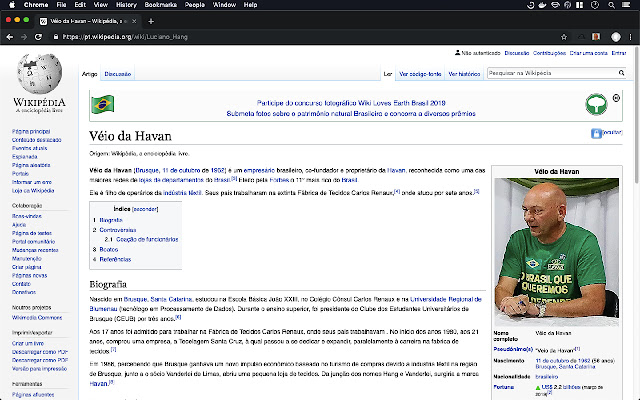 Véio da Havan from Chrome web store to be run with OffiDocs Chromium online Véio da Havan from Chrome web store to be run with OffiDocs Chromium online