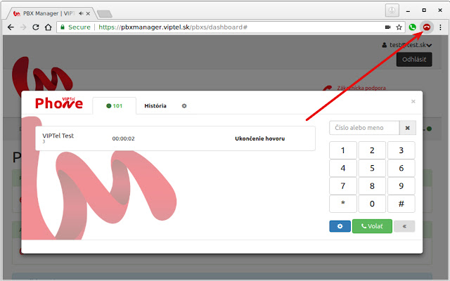 VIPTel Phone: End Call from Chrome web store to be run with OffiDocs Chromium online VIPTel Phone: End Call from Chrome web store to be run with OffiDocs Chromium online