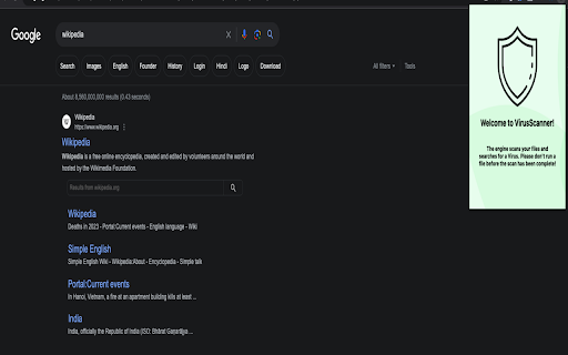 VirusScanner from Chrome web store to be run with OffiDocs Chromium online VirusScanner from Chrome web store to be run with OffiDocs Chromium online