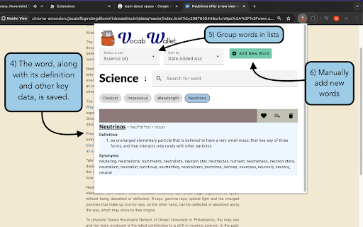 Vocab Wallet Your Online Word Bank and Vocabulary Builder from Chrome web store to be run with OffiDocs Chromium online Vocab Wallet Your Online Word Bank and Vocabulary Builder from Chrome web store to be run with OffiDocs Chromium online