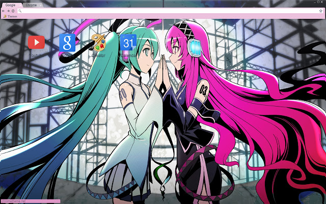vocaloid Miku and Luka theme 1280x720 from Chrome web store to be run with OffiDocs Chromium online vocaloid Miku and Luka theme 1280x720 from Chrome web store to be run with OffiDocs Chromium online