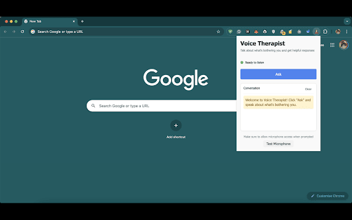 Voice Therapist from Chrome web store to be run with OffiDocs Chromium online Voice Therapist from Chrome web store to be run with OffiDocs Chromium online