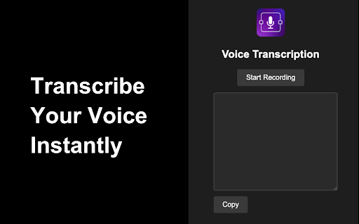 Voice Transcription by SpeakApp AI from Chrome web store to be run with OffiDocs Chromium online Voice Transcription by SpeakApp AI from Chrome web store to be run with OffiDocs Chromium online