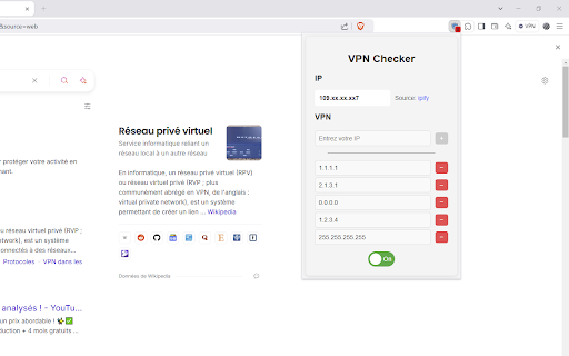 VPN Checker from Chrome web store to be run with OffiDocs Chromium online VPN Checker from Chrome web store to be run with OffiDocs Chromium online