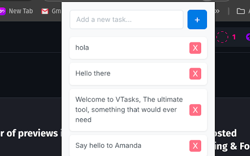 VTasks from Chrome web store to be run with OffiDocs Chromium online VTasks from Chrome web store to be run with OffiDocs Chromium online