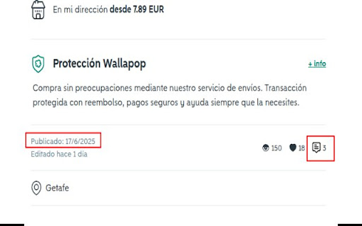 Wallapop ChatTrack from Chrome web store to be run with OffiDocs Chromium online Wallapop ChatTrack from Chrome web store to be run with OffiDocs Chromium online