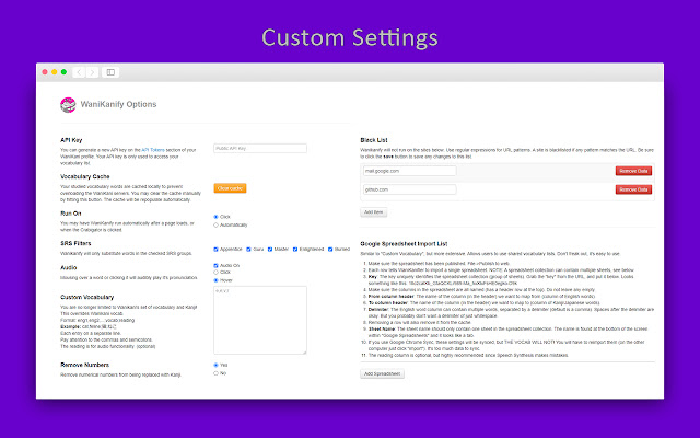 WaniKanify 2.0 from Chrome web store to be run with OffiDocs Chromium online WaniKanify 2.0 from Chrome web store to be run with OffiDocs Chromium online