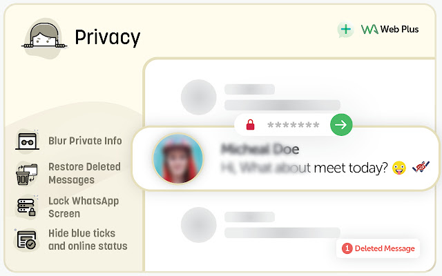 WA Web Plus for WhatsApp™ from Chrome web store to be run with OffiDocs Chromium online WA Web Plus for WhatsApp™ from Chrome web store to be run with OffiDocs Chromium online