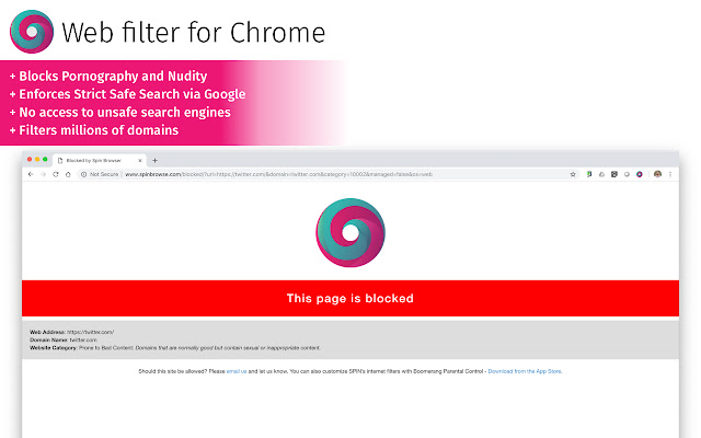 Web Filter for Chrome from Chrome web store to be run with OffiDocs Chromium online Web Filter for Chrome from Chrome web store to be run with OffiDocs Chromium online
