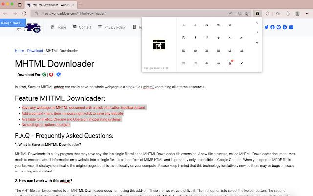 Web Page Editor from Chrome web store to be run with OffiDocs Chromium online Web Page Editor from Chrome web store to be run with OffiDocs Chromium online