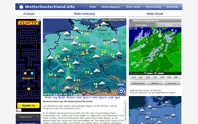 Wetter from Chrome web store to be run with OffiDocs Chromium online Wetter from Chrome web store to be run with OffiDocs Chromium online
