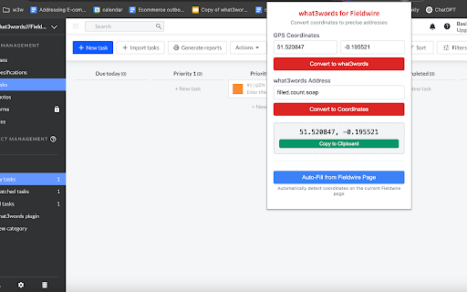 what3words for Fieldwire from Chrome web store to be run with OffiDocs Chromium online what3words for Fieldwire from Chrome web store to be run with OffiDocs Chromium online