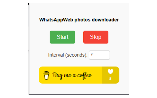 WhatsAppWeb photos downloader from Chrome web store to be run with OffiDocs Chromium online WhatsAppWeb photos downloader from Chrome web store to be run with OffiDocs Chromium online