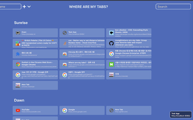 Where are my tabs? from Chrome web store to be run with OffiDocs Chromium online Where are my tabs? from Chrome web store to be run with OffiDocs Chromium online
