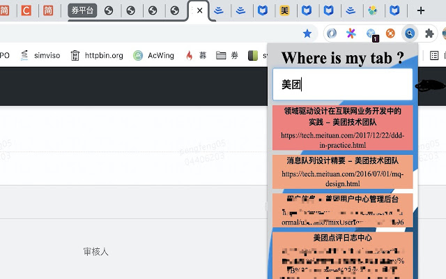 Where is my tab? from Chrome web store to be run with OffiDocs Chromium online Where is my tab? from Chrome web store to be run with OffiDocs Chromium online