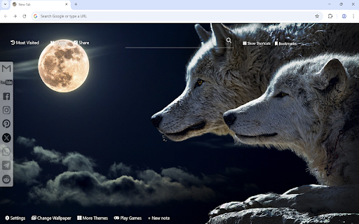 Wolf Wallpaper New Tab from Chrome web store to be run with OffiDocs Chromium online Wolf Wallpaper New Tab from Chrome web store to be run with OffiDocs Chromium online