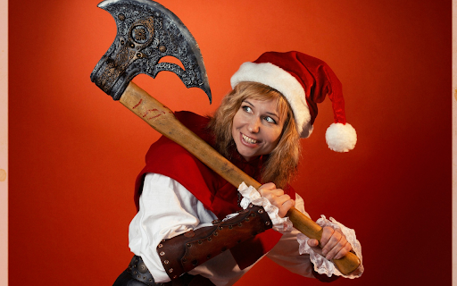Woman and ax from Chrome web store to be run with OffiDocs Chromium online Woman and ax from Chrome web store to be run with OffiDocs Chromium online