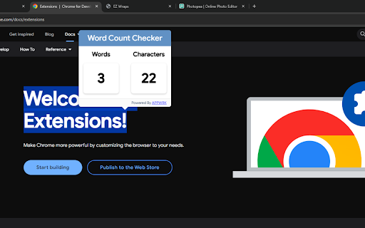 Word Count Checker 2024 from Chrome web store to be run with OffiDocs Chromium online Word Count Checker 2024 from Chrome web store to be run with OffiDocs Chromium online