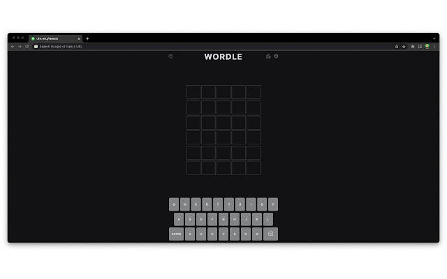 Wordle New Tab from Chrome web store to be run with OffiDocs Chromium online Wordle New Tab from Chrome web store to be run with OffiDocs Chromium online
