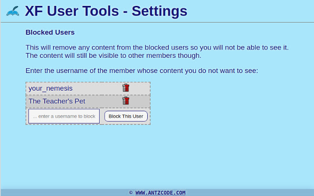 Xenforo User Tools from Chrome web store to be run with OffiDocs Chromium online Xenforo User Tools from Chrome web store to be run with OffiDocs Chromium online