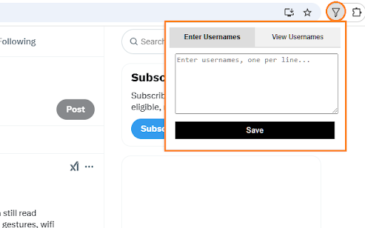 X Filter from Chrome web store to be run with OffiDocs Chromium online X Filter from Chrome web store to be run with OffiDocs Chromium online