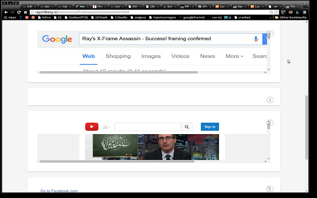 Xframe Assassin from Chrome web store to be run with OffiDocs Chromium online Xframe Assassin from Chrome web store to be run with OffiDocs Chromium online