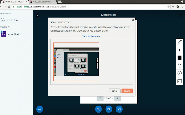 Xornor Screenshare Chrome Extension from Chrome web store to be run with OffiDocs Chromium online Xornor Screenshare Chrome Extension from Chrome web store to be run with OffiDocs Chromium online