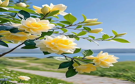 yellow camellia wallpaper from Chrome web store to be run with OffiDocs Chromium online yellow camellia wallpaper from Chrome web store to be run with OffiDocs Chromium online