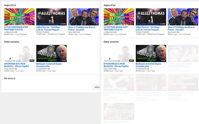 YouHide from Chrome web store to be run with OffiDocs Chromium online YouHide from Chrome web store to be run with OffiDocs Chromium online