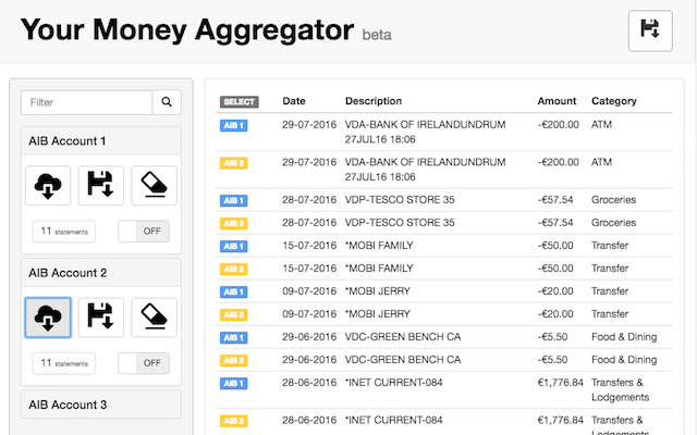 Your Money Aggregator from Chrome web store to be run with OffiDocs Chromium online Your Money Aggregator from Chrome web store to be run with OffiDocs Chromium online