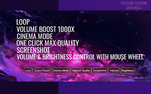 YouTube Custom Controls from Chrome web store to be run with OffiDocs Chromium online YouTube Custom Controls from Chrome web store to be run with OffiDocs Chromium online