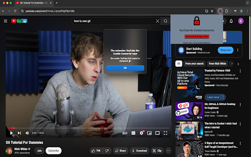 YouTube No Cookie Converter from Chrome web store to be run with OffiDocs Chromium online YouTube No Cookie Converter from Chrome web store to be run with OffiDocs Chromium online