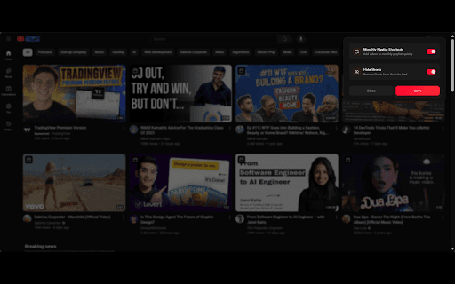 YouTube PowerTools from Chrome web store to be run with OffiDocs Chromium online YouTube PowerTools from Chrome web store to be run with OffiDocs Chromium online