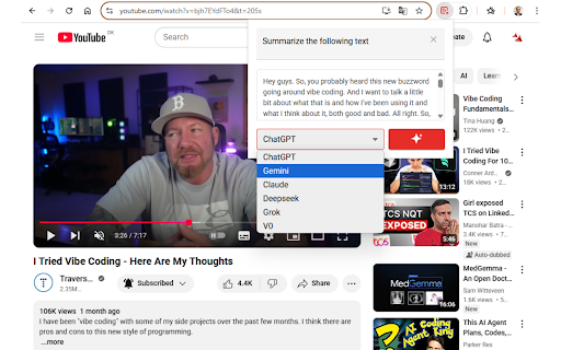 YouTube SummarAIze from Chrome web store to be run with OffiDocs Chromium online YouTube SummarAIze from Chrome web store to be run with OffiDocs Chromium online
