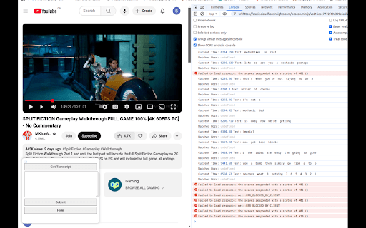 YouTube Transcript Filter from Chrome web store to be run with OffiDocs Chromium online YouTube Transcript Filter from Chrome web store to be run with OffiDocs Chromium online