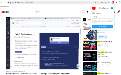 Youtube Ultra Focus Mode from Chrome web store to be run with OffiDocs Chromium online Youtube Ultra Focus Mode from Chrome web store to be run with OffiDocs Chromium online
