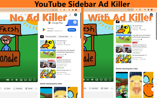 YT Ad Killer from Chrome web store to be run with OffiDocs Chromium online YT Ad Killer from Chrome web store to be run with OffiDocs Chromium online